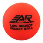 A&R Sports Low Bounce Street Hockey Ball, Orange