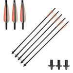 SHARROW Archery Crossbow Release Bolt Crossbow Decocking System Fiberglass Arrows 1/3 Pack (1pcs)