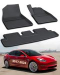 Cotaza for Tesla Model 3 Floor Mats 2017-2024 for Highland for Tesla Model 3 All Weather Floor Mats 2017 2018 2019 2020 2021 2022 2023 2024 for Tesla Model 3 for Highland Accessories 2017-2024 RHD