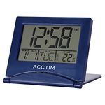 Acctim Alarm Clock, Mindnight Blue, H 6.3 x W 7.1 x D 6.3 cm