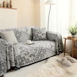 UWWGKK Couch Cover Blanket Reversible for Spring