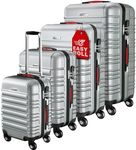 MONZANA® 4 Piece Travel Suitcase Se
