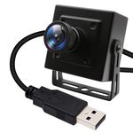 ELP 260fps USB Camera for Computer 2.9mm Wide Angle Lens Lighturn Camera 2MP Mini USB2.0 PC Camera CMOS OV4689 260FPS@360P 120FPS@720P 60FPS@1080P FHD Webcam High Frame Camera for Jetson Nano