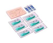 Suture Practice Pad 3 Layer 14 Wound 5x7" with Silicon Thread Durable Silicon Skin Suture Pad to be used by Students for Training and Practice of Medical | Veterinarian Students and Nurses