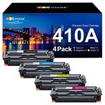 GPC Image Compatible Toner Cartridges Replacement for HP CF410A 410X CF410X for Color LaserJet Pro M477fdw M477fnw M477fdn M452nw M377dw M452dn M452dw M477dw M477nw (Black Cyan Magenta Yellow, 4-Pack)