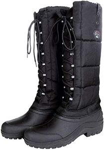 HKM Men's Husky Equestrian Boot, Black, 3.5 UK