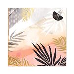 Tallon Tropical Sunset Palm Leaves 6x4 Photo Album Memo Slip in Holds 200 Photos