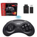 Sega Genesis Mini 6 Button Wireless Controller Black