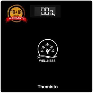 Themisto TH-WS40 Body weight Scale, With High Precision Sensors | Backlit Display |