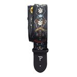 Perri's Leathers | Guns n Roses Polyester Guitar Strap|2” Wide, Adjustable 44.5” to 53” (Bass, Electric, and Acoustic Guitar Strap|(LPCP-6012)