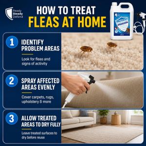 Flea Killer Spray 2.5L – Cypermethrin Indoor Insect Treatment, Fast-Acting