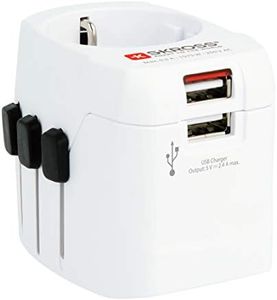 Skross Travel Adapter World PRO+ USB Earthed