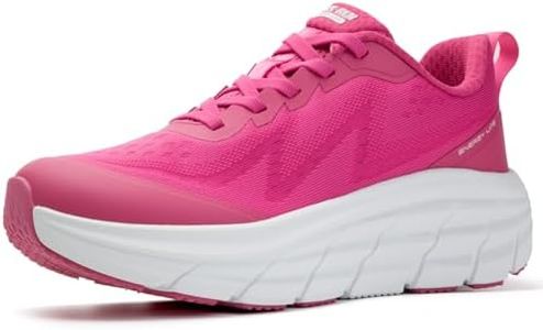 KOLILI Women's Cushion Walking Sneakers Running Athletic Shoes for Support Tennis Plantar Fasciitis Training Cloud Comfort Non-Slip Fushia 6 M US Women