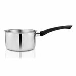 Shri & Sam Stainless Steel Heavy Weight Plain Sauce Pan (12 cm, 0.9 L)