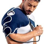 Medcosa Shoulder Compression Ice Pack | Pump it Up with Our Rotator Cuff Cold Therapy Wrap | Compress Yourself for Effective Pain Relief