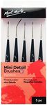 Mont Marte Mini Detailer Taklon Paint Brush (5 Piece Set)