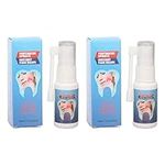 Toothache Care Spray, 20ml Two Herbal Oral Care Sprays to Maintain Oral Health Portable Toothache Gum Pain Spray