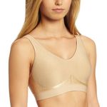 Bali Comfort Revolution Shaping Wirefree with Smart Sizes Bra, Beige, Large US