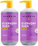 Alaffia Everyday Shea Body Wash, Shea Butter, Neem, and Coconut Oil, Lavender, 2 Pack - 32 Fl Oz Ea