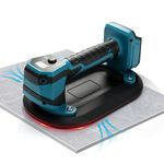 Electric Vacuum Suction Cup, Heavy Duty Suction Cups Compatible with Makita 18 V Battery, Max 250kg Suckers with LCD Display for Lifting Tile Glass Granite Metal