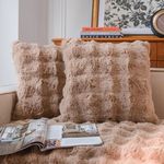 Neelvin Camel Faux Fur Cozy Soft Do