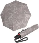 Knirps T.200 Medium Duomatic Automatic Open Close Rain Umbrella - Compact Windproof Umbrella for Rain - Travel Umbrella for Adults - 98cm Diameter Retractable Umbrella & Carrying Case, Botany Shell