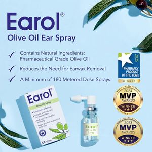 Earol Olive Oil Ear Spray 10ml – Natural Ear Care Solution