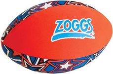 Zoggs Kid's Safe Neoprene Aqua Ball for All Ages - Orange/Blue with Star Print Pool Game,130 x 130 x 220 millimeters