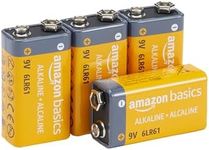 Amazon Basics 4-Pack 9 Volt Alkalin