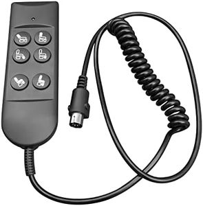 Lift Chair Remote Control for Home Power Recline Hand Control 6 Button Remote with 5-Pin Plug Extension Cable Fit for Okin Dewert Limoss Lazyboy Golden Catnapper