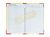 LRS Daily Attendance Register - Hard Bound - 70 GSM Ledger Paper (120 Pages - Pack of 1)