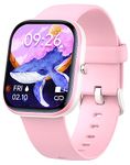 Kids Smart Watch for Boys Girls,IP68 Waterproof Kids Fitness Activity Tracker Watch,Heart Rate Sleep Monitor,8 Sport Modes,Pedometers,Calories Counter,Alarm Clock,Kids Gifts for Teens 5+ (Pink)