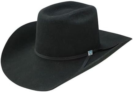 Resistol Men's Wool Western Hat - Rw9trd-Cj4207, Black, 7 1/8