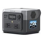 EF ECOFLOW Portable Power Station River 2 Max, 512Wh LiFePO4 Battery, 10 Year Life, 0% - 100% Charge in 60 mins, Power 11 Appliances at Once, 230V - 50Hz India Voltage, for Outdoor Use & Home Backup