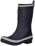 Joules Women's Coastal Rain Boot, French Navy, 3 UK