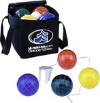 Park & Sun Sports Bocce Ball Set with Deluxe Carrying Bag: PRO Elite, 109 mm Poly-Resin Balls