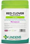 Lindens Red Clover 1000mg | 90 Tablets | Natural Menopause Support | UK Made, Vegan, Red Clover Menopause with SOYA Isoflavones | Perimenopause Supplements, Hormone Balance | Letterbox Friendly