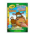 Crayola Funny Faces Colouring and Sticker Book, Gift for Boys and Girls, Kids, Ages 3,4, 5, 6 and Up, Holiday Toys, Stocking, Travel, Arts and Crafts, Gifting, Multicolor (04-5088)