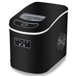 Whynter IMC-270MB Compact Portable Ice Maker, 27 Pounds Capacity, Metallic Black