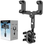 Rearview Mirror Car Phone Holder,1PCSRearview Mirror Phone Holder,360 Degree Rotatable Phone Holder,Multifunctional Car Rearview Mirror Phone Holder,Adjustable Car Phone Holder,Mobile Phone Holder