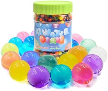 1800Pcs Large Water Gel Beads Non Toxic, Jumbo Water Gel Beads Rainbow Mix Growing Balls for Vase Filler, Wedding and Home Decoration