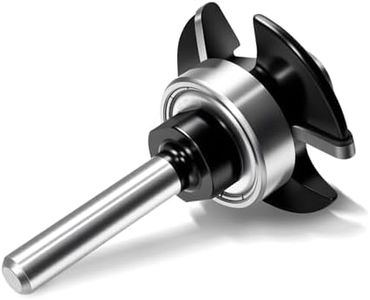 for Trex Router Bit Groove Cutter, Used for Trex Board to Work with Trex Hideaway Hidden Fasteners, 1/4" Shank Carbide Tipped Triple Wing, 3/8" Cutting Depth, 5/32" Height, Durable Precise Clean Cuts