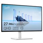 Dell 27 Plus USB-C Monitor - S2725DC, QHD (2560x1440), 144Hz, IPS, 1ms MPRT, AMD FreeSync, 99% sRGB, Height Adjust, Built-in Speakers, 2 USB-C, DisplayPort, HDMI, 2 USB-A, 3 Year Warranty, White