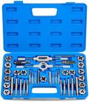 Orion Motor Tech Tap and Die Set Metric | M3, M4, M5, M6, M7, M8, M10, M12 Tap Set and Die Set | Thread Repair Kits for Threading and Rethreading Internal and External Threads