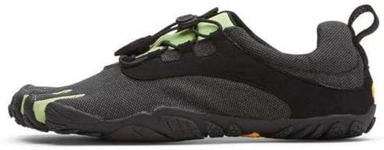 Vibram Men's FiveFingers V-Run Retro, Black/Green/Black, 39 EU / 7.5-8 US