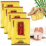 40 Pcs Detox Foot Pads, Natural Foot Patches, Ginger Detox Foot Patches, for Foot Body Care, Stress Relief & Deep Sleep, Help Remove Toxins & Cleanse Body