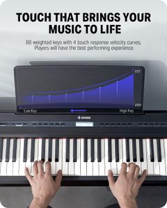 Donner 88-Key Digital Piano – Full Size Weighted Keyboard