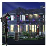 LedMall Mini House RGB Firefly 32 Patterns Laser Garden Lights