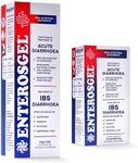 Enterosgel IBS Relief Gel Starter Kit - Oral Intestinal Adsorbent for Acute Diarrhoea & Stomach Pain Relief, Bloating Relief & Trapped Wind Relief - 1 Tube of 225 g + 10x15 g Sachets