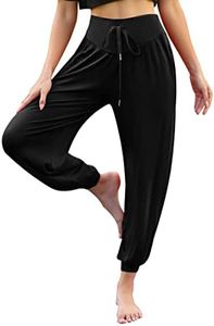 Terecey Pantalones Yoga Mujer Pantalon Bombacho de Cintura Alta Pantalones Harem Mujer Ropa Yoga Verano Mujer Pantalones Deportivos Transpirables para Correr Gimnasio